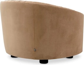 Fotoliu modern LUX Jameson, Amaro camel