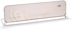 Bariera de protectie pentru pat 150 x 44 x 41 cm, Ursulet pe luna, Bej