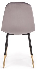 Scaun de bucaterie Noela, gri/negru
