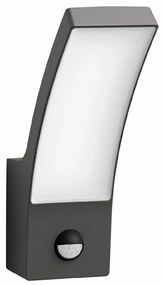 Lampă de perete de exterior Philips SPLAYUltraEfficient cu senzor LED 3,8W 2700K, antracit