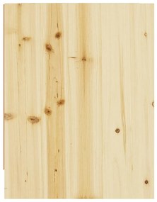 Noptiera, 40x30,5x40 cm, lemn masiv de brad 1, Lemn deschis
