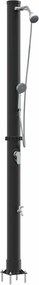 vidaXL Duș Solar Extern Negru 217 cm PVC și Aluminiu