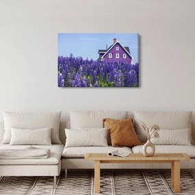 Tablou cu câmp de lavanda (90x60 cm)