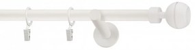 Galerie SIMPLA PRINDERE PERETE PICIOR UNIVERSAL 19 mm OPTIC ALB (Alege marime: 400 cm)