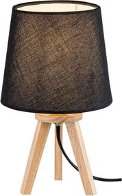 Lampă de masă LYCHEE 1xE14/25W/230V neagră Rabalux 2069