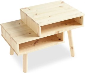 Măsuță de cafea din lemn de pin Karup Design Hako, natural