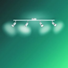 Spot LIMBALI 4xGU10/50W/230V alb Philips