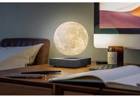 Veioză neagră LED (înălțime 14 cm) Moon – Gingko