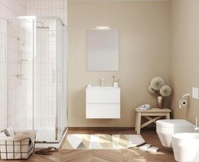SAVINI DUE Mobilier baie, savini due, easy 60, suspendat, 2 sertare, lavoar inclus, alb