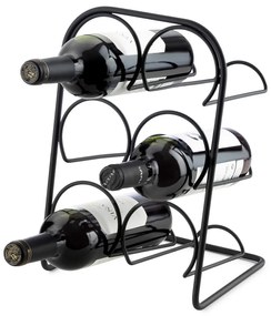 Suport pentru sticle de vin din metal număr sticle 6 – Compactor