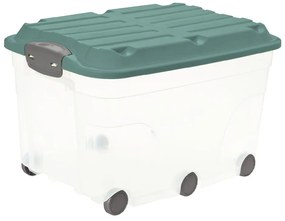 Cutie de depozitare din plastic cu capac Roller - Rotho