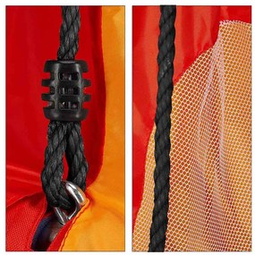 Leagan cuib-110 cm-rosu-cu cort