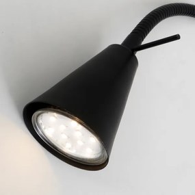 Lampă LED de perete COMFORT LIGHT 1xGU10/5W/230V negru Briloner 2082-015