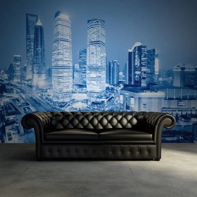Fototapet, Night in Shanghai, Rebel Walls
