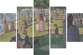 Tablou - Georges Seurat, A Sunday on La Grande Jatte, reproducere (150x105 cm)