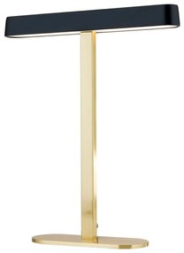 Veioza/Lampa de masa LED moderna AUFTAKT auriu/negru