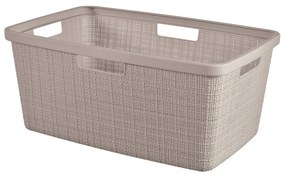 Coș de rufe taupe din plastic 46 l Jute – Curver