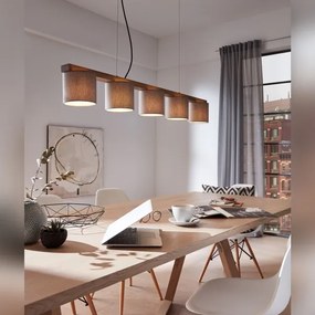 Briloner 4075-054 - Lustră suspendată pe cablu 5xE14/25W/230V