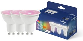 Set 3 becuri Smart LED RGB GU10 PAR16 2200-6500K 380LM