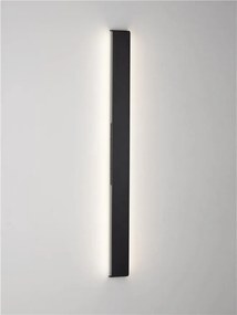 Aplica exterior neagra liniara 100cm IP65 LED 2700K RANGE