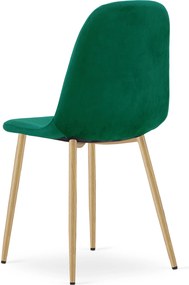 Scaun de sufragerie PADVA VELVET, verde