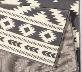 Covor Hanse Home Gloria Ethno, 80 x 300 cm, gri