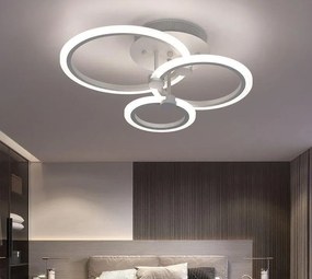 Lustra LED Eclipse – 66W, cu telecomanda, 3 temperaturi de culoare