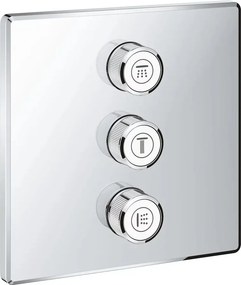 Baterie dus Grohe Grohtherm SmartControl patrata cu 3 iesiri