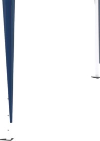 Outsunny pavilion pliant 3 x 3 m, cort de grădină pliabil, reglabil pe înălțime, cu geantă de transport, protecție UV, oțel, material Oxford, albastru | Aosom Romania