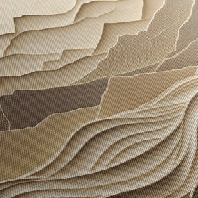 Tablou - Linii Montane 3D (120x50 cm)