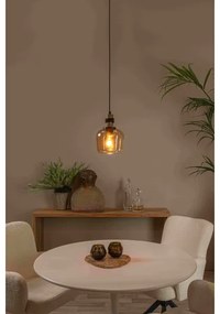 Lustră pe cablu Lucide 45408/18/62 ILONA 1xE27/40W/230V d. 18 cm negru/bej