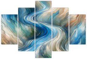 Tablou - Curent abstract (150x105 cm)