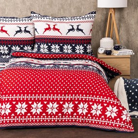 Lenjerie de pat din bumbac 4Home Blue nordic, 220 x 200 cm, 2 buc. 70 x 90 cm
