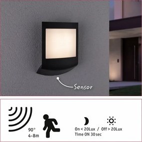 Paulmann 94513 - RGBW LED/8,2W IP44 Aplică de perete pentru exterior PADEA 230V