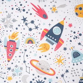 4Home Lenjerie de pat din bumbac pentru copiiCosmic Adventure, 100 x 135 cm, 40 x 60 cm, 100 x 135 cm, 40 x 60 cm