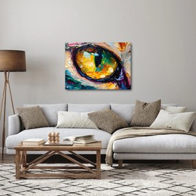 Tablou - Ochi de pisică Pictură (70x50 cm)