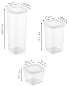 Recipiente 18 buc. pentru alimente – Hermia