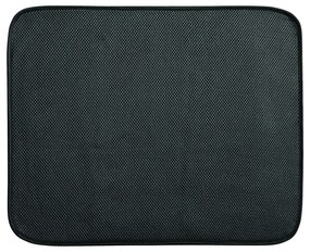 Suport scurgere veselă iDesign iDry, 45,5 x 40,5 cm, negru