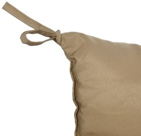 Outsunny Pernă matras pentru șezut și spătar pentru bancă de grădină balansoar canapea 3 locuri mare confort 150 x 98 x 8 cm kaki deschis | Aosom Romania