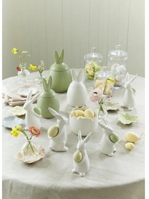 Set de 2 boluri albe din dolomit MONA