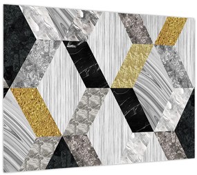 Tablou pe sticlă - Decor texturat (70x50 cm)
