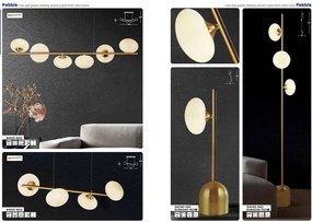 Lustra moderna cu 4 surse de lumina Pebble