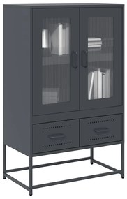 vidaXL Dulap înalt, antracit, 68x39x111,5 cm, oțel