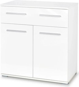 Comoda LIMA KM1, alb, PAL, 77x40x82 cm