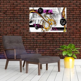 Tablou abstracției (90x60 cm)