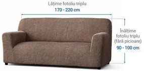 Huse bielastice COSTINA alunei fotoliu triplu (l. 170 - 220 cm)