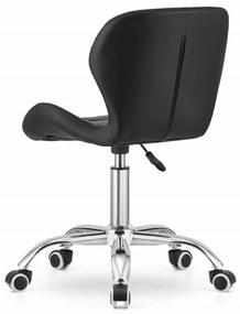 Scaun de birou din piele ecologica Culoare negru, AVOLA