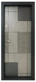 Usa metalica de apartament cu izolatie si vizor Novo Doors First Class NDS17, Deschidere Stanga Dreapta, Dimensiune 200X88 cm, Tabla 1.2 mm, Kit