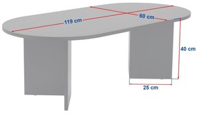 Măsuță cafea Sublime (nuc). 1127452