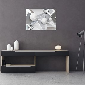 Tablou geometric abstract (70x50 cm)